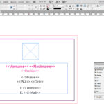 Datenzusammenführung mit Hilfe von CSV in InDesign